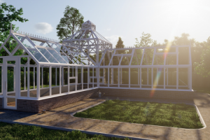 Моделирование и визуализация английской теплицы