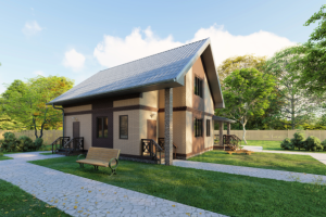 Проект дома из керамоблока