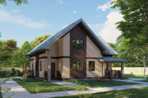 Проект дома из керамоблока