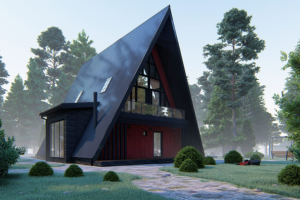 Проект дома A-frame