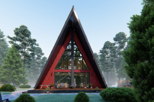 Проект дома A-frame