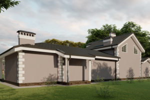 Проект дома из газоблока