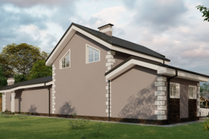 Проект дома из газоблока