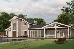 Проект дома из газоблока