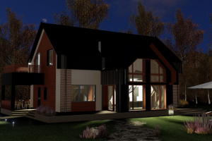 Проект дома из газоблока