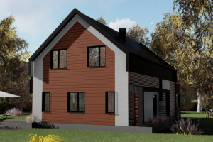 Проект дома из газоблока