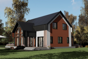 Проект дома из газоблока