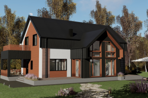 Проект дома из газоблока