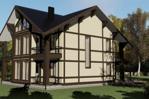 Проект дома из газоблока