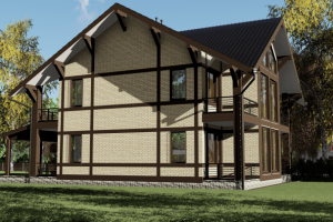 Проект дома из газоблока