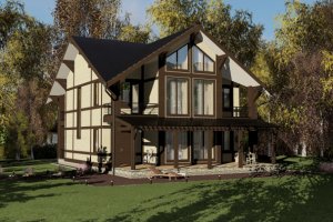 Проект дома из газоблока