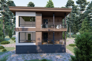 Проект дома по каркасной технологии