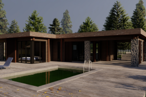 Проект бани из бруса