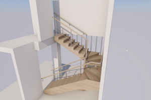 Деревянная лестница