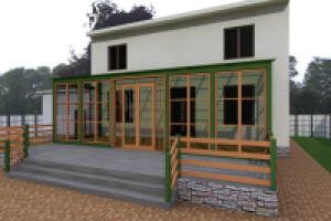 Пристройка веранды к существующему дому