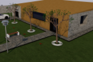 Проект частного жилого дома с гаражом