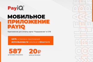 Таргетированная реклама в Вконтакте "Приложение PayiQ – Билеты"