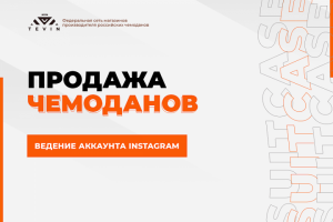 Ведение instagram "Чемоданы Tevin"