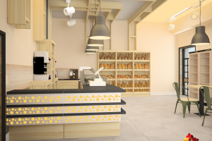 Дизайн пекарни лофт 2