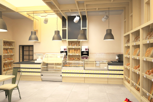 Дизайн пекарни лофт 1