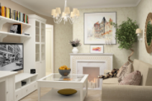 Дизайн гостиной в стиле прованс