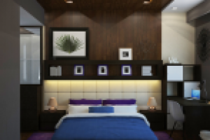 Дизайн спальни дерево