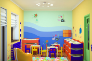 Дизайн десткого садика комната 1 вид1