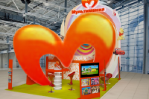 Дизайн стенда для детского ТВ канала 1