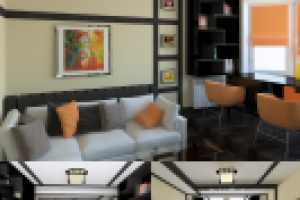 гостиная в азиатском стиле