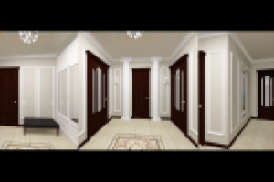 Коридор в классическом стиле