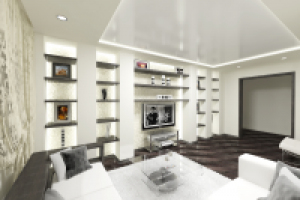 Дизайн современой гостиной1