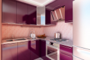 Дизайн современной кухни акрил