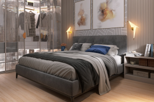 Дизайн и 3D-визуализация спальни