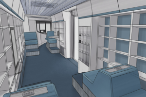 Интерьер автобуса