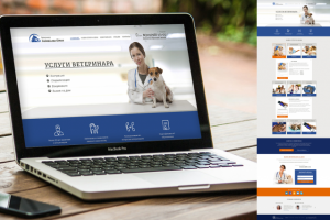 Landind Page для ветеринара.