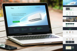 Landind Page для кондиционирования