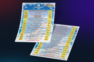 Двухсторонняя листовка А5 для турагентства Парма-Тревел.