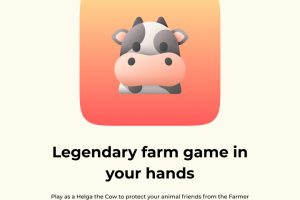 Вёрстка лендинга игры "FarmGame"