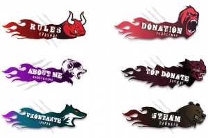 Оформление для Twich - канала "Myadzelets play"