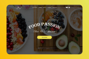 Лендинг ресторана