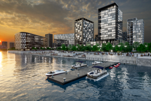 Жилой комплекс с набережной