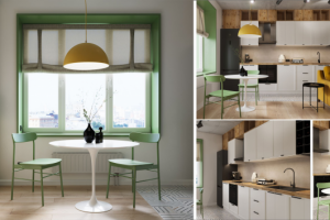 Кухня-гостиная для молодой семьи