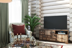 Дом из оцилиндрованного бревна в Егорьевске