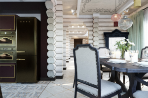 Дом из оцилиндрованного бревна в Егорьевске