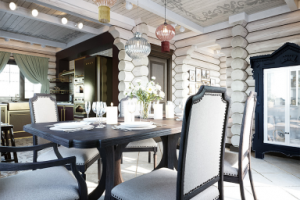 Дом из оцилиндрованного бревна в Егорьевске