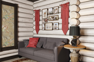 Дом из оцилиндрованного бревна в Егорьевске