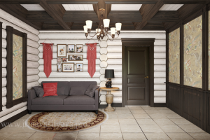 Дом из оцилиндрованного бревна в Егорьевске