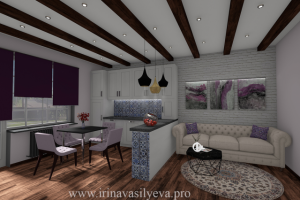 Дизайн-проект таунхауса в ЖК Каскад Парк