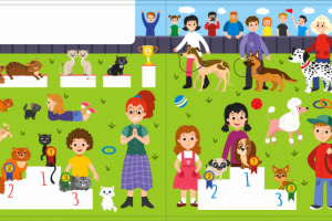 Детская книга. Флэт. Вектор