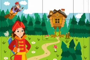 Детская книга. Флэт. Вектор